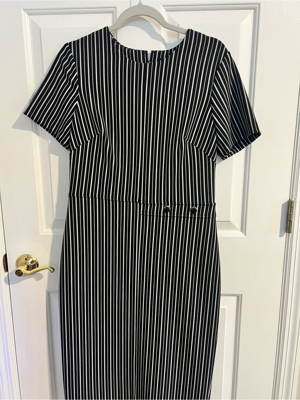 BR Stripped Black and White dress